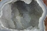 Crystal Filled Dugway Geode (Polished Half) #121681-1